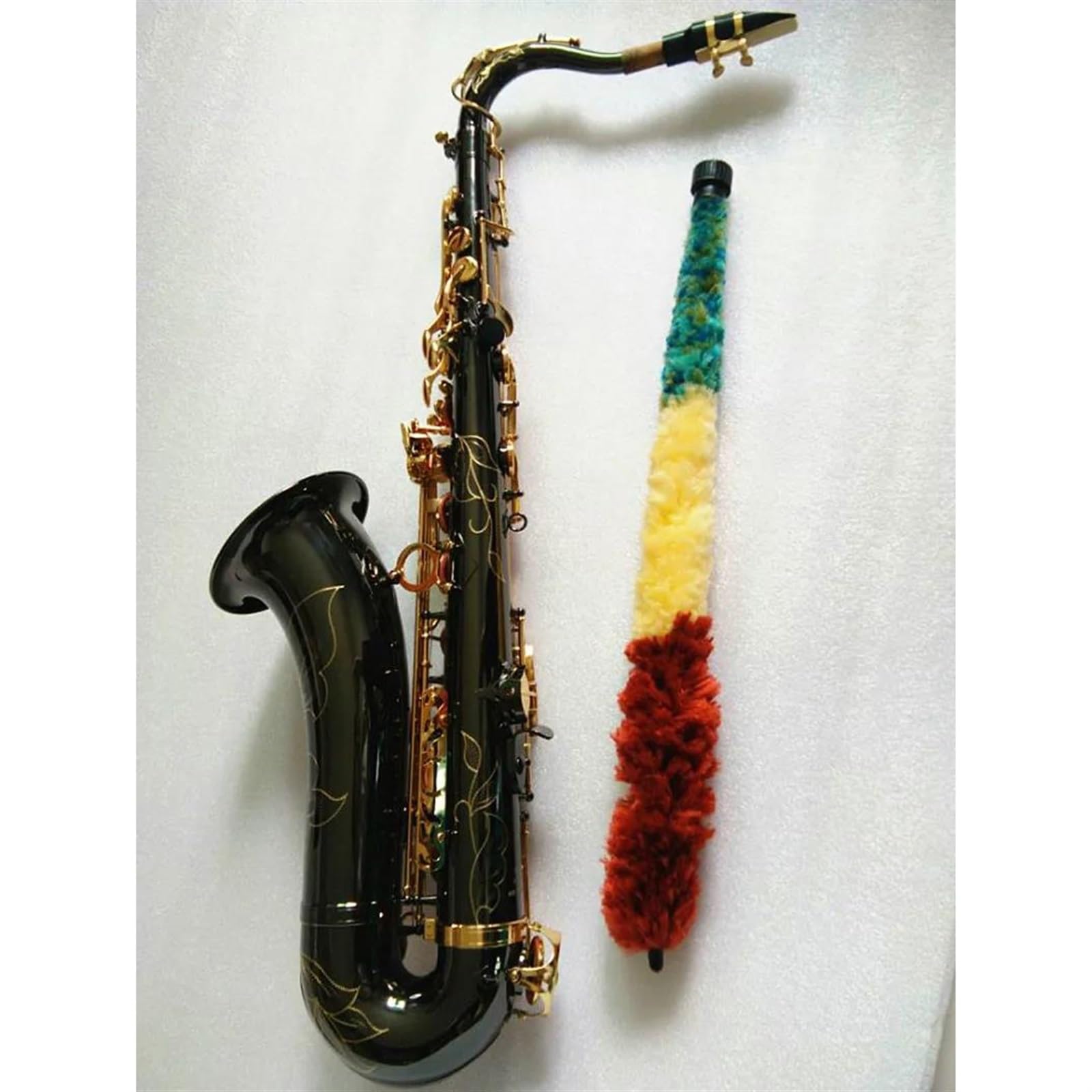 Saksofon Tenorowy Najlepszy Czarny Nikiel Złoty Saksofon W Instrumentach Muzycznych B Flat Tune Profesjonalne Wykonanie profesjonalny Saksofon