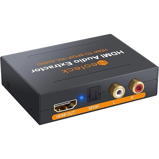 Microware HDMI Audio Extractor + Video Adapter