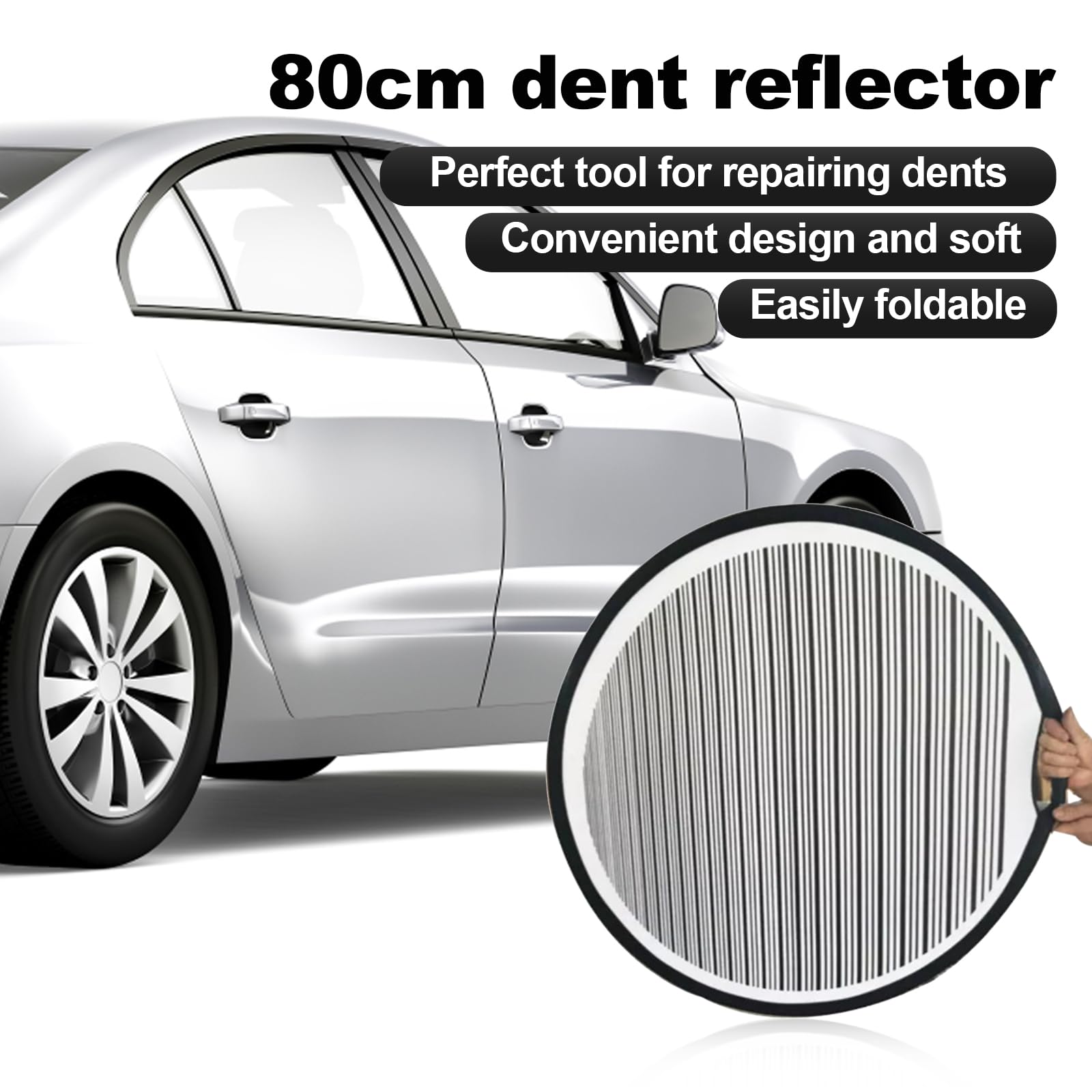 80 CM Dent Reflector Board, Pieghevole Auto Dent Removal Light Board, Flessibile Dent Removal Dent Reflector Board, Car Dent Removal Reflector Board
