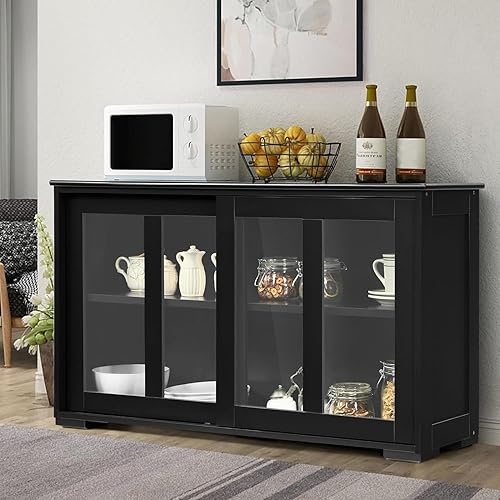 Miniatura 9 de Aparador Buffet Gabinete, Grande, Café