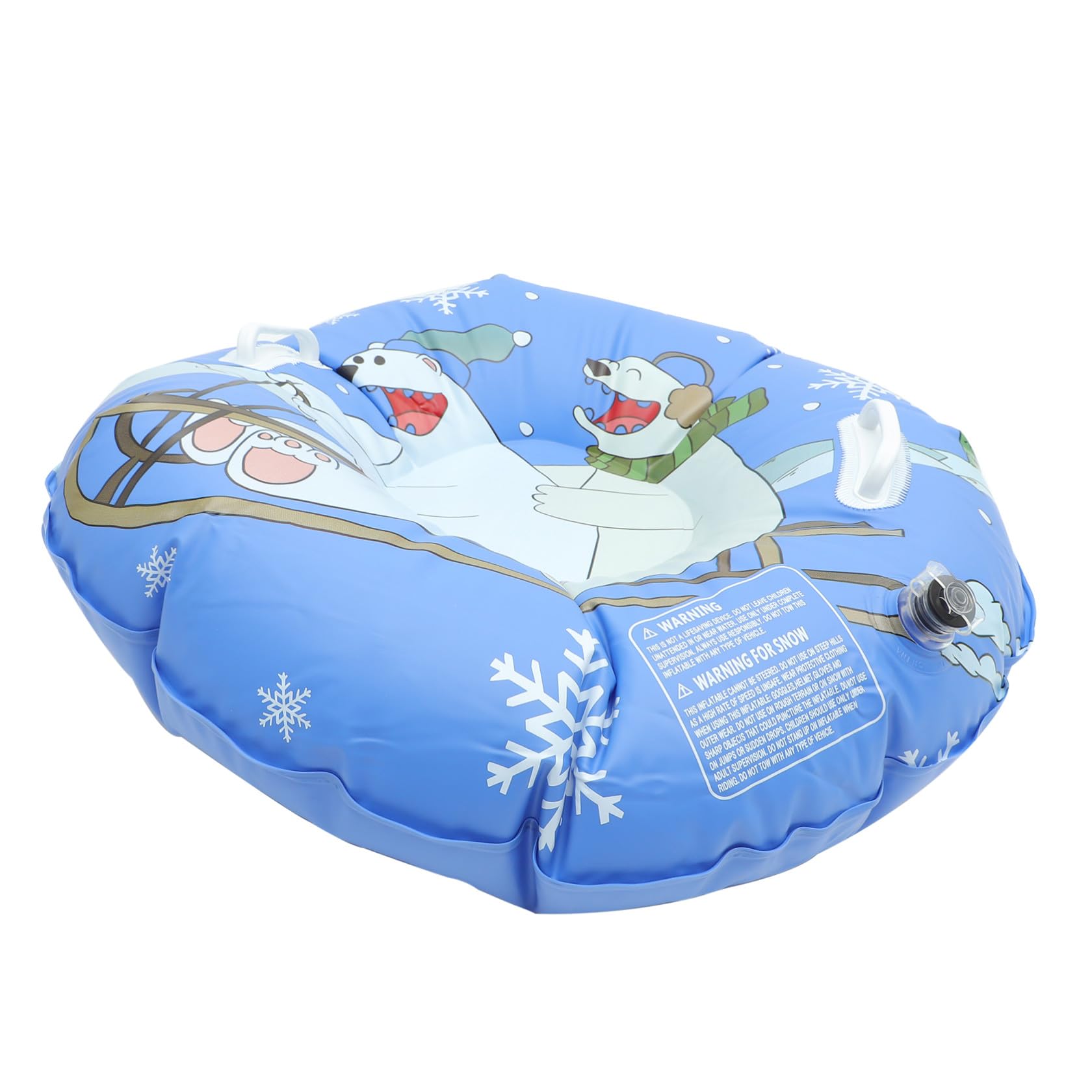 Anneome Slittino Gonfiabile da Neve Tubo di Neve Ispessito per Adolescenti e Adulti all Aperto per Inverno