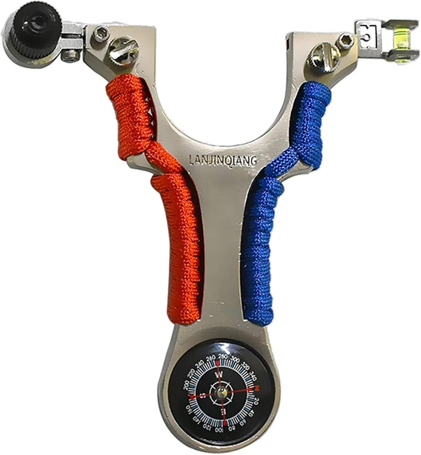 Red Aiming Point Hunting Torch, Infrared Long Range Shooting Handle with Telescopic Strap, Compass, Level, Birthday Gifts for Him