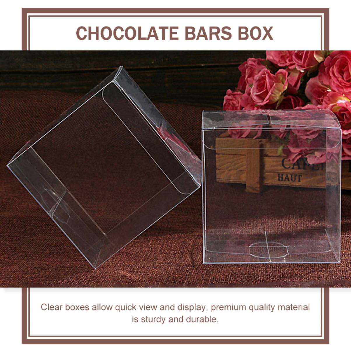 Alipis Scatole Regalo Trasparenti in Pvc 20pezzi per Dolci Feste e Compleanni Eleganti Confezioni Regalo Multiuso