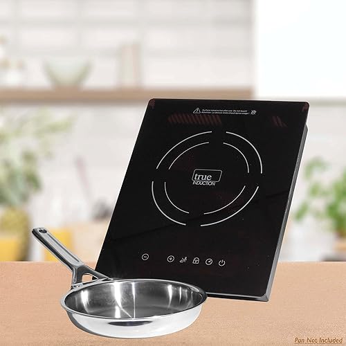 Miniatura 3 de TI-1B 12 pulgadas Inducción de un solo quemador de inducción de vitrocerámica, 1750 W, certificado UL858