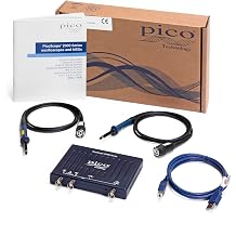 Pico Technology PicoScope 2207B 2 Channel Oscilloscope 70 MHz USB PC Handheld Digital Waveform Generator, Pocket Oscilloscope Kit With Probes, PS7 Software