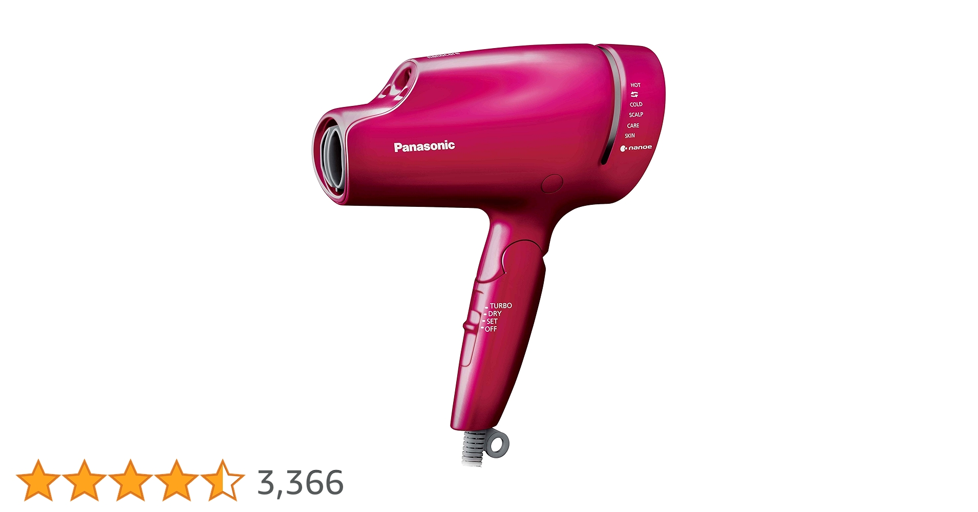 Panasonic EH-NA9E-RP ルージュピンク パナソニック ナノケア EH-NA9A-RP [ルージュピンク] 価格比較