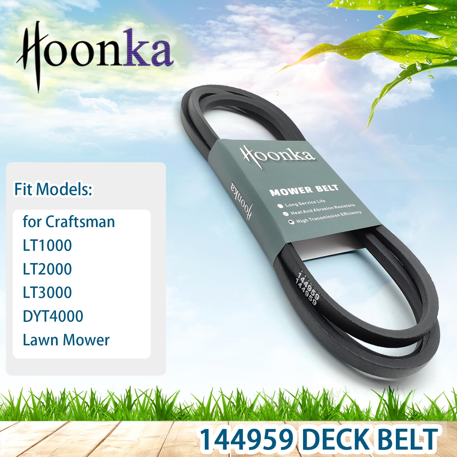 Amazon.co.jp: HOONKA 144959 デッキベルト (1/2インチ x 95インチ