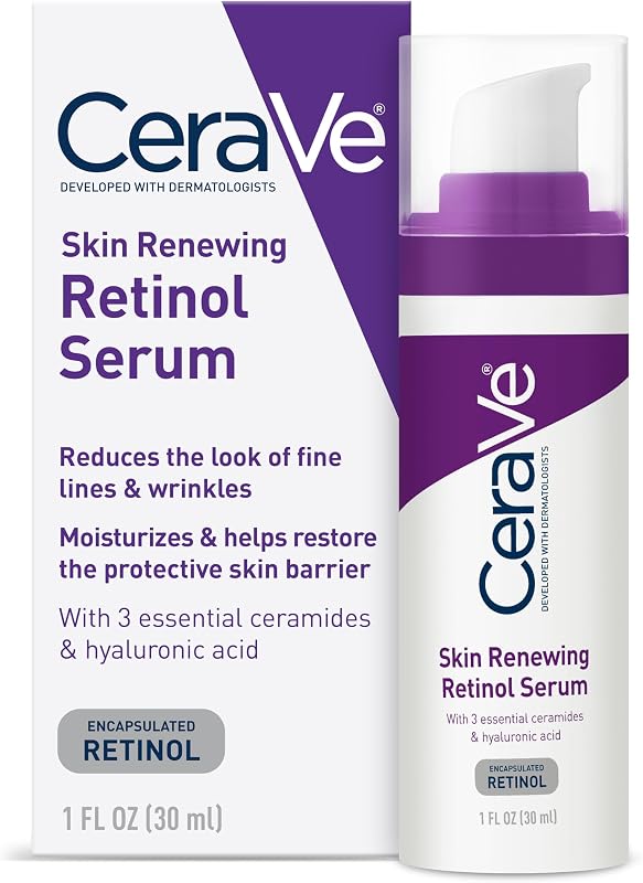 Sérum facial CeraVe com retinol, niacinamida e ácido hialurônico, 30 mL