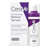 Anti Aging Retinol Serum For Face, Encapsulated Retinol With Hyaluronic Acid, Niacinamide & Ceramides, Smooths Wrinkles & Fine Lines, Gentle Skin Brightening Serum, Fragrance Free, 1 Oz