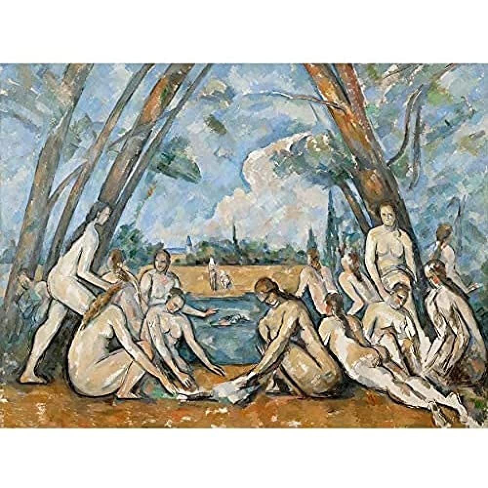Paul Cezanne French The Large Bathers Unframed Wall Art Print Poster Home Decor Premium