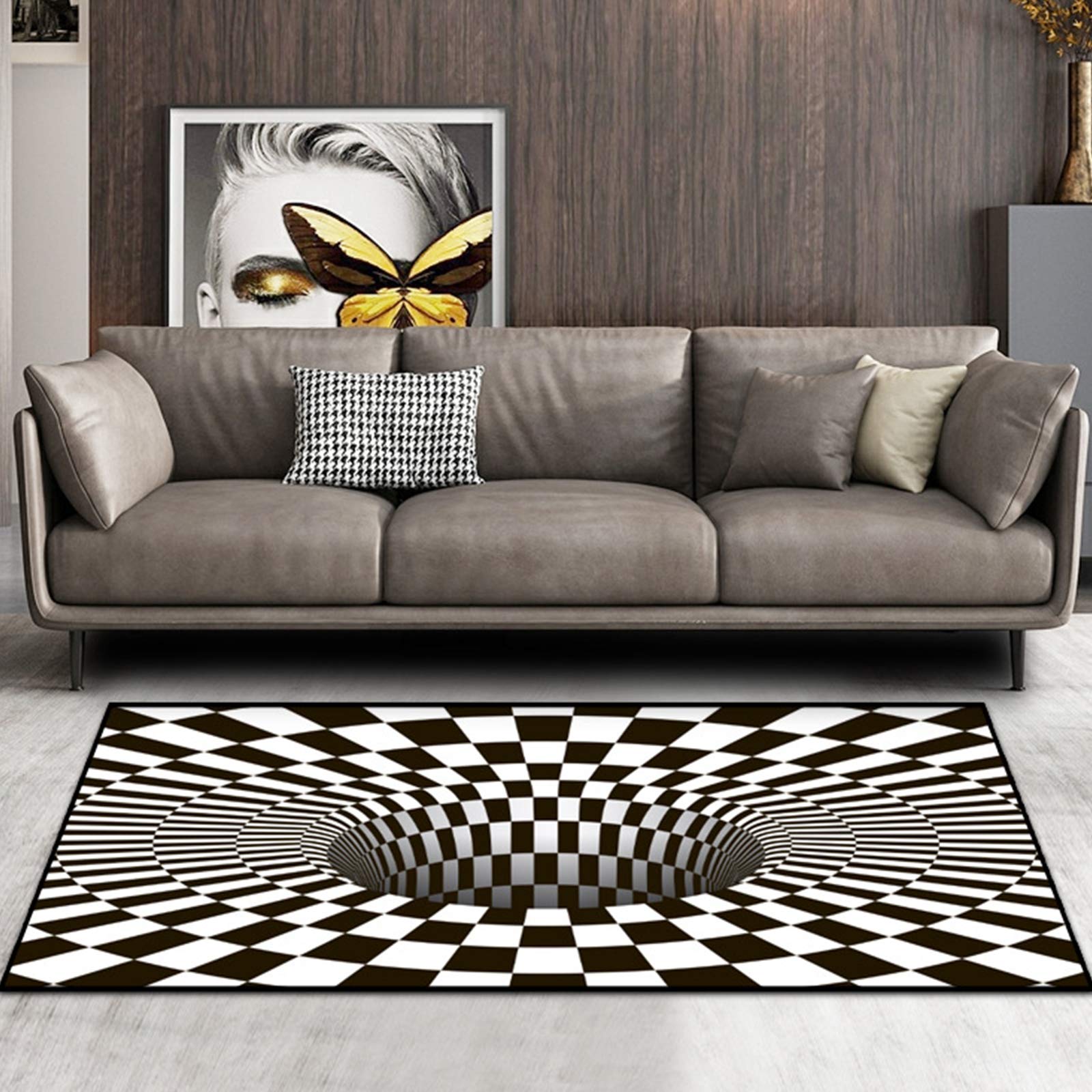Optische illusie tapijten, realistische vloermat deurmat Optische illusie tapijten, realistische vloermat deurmat