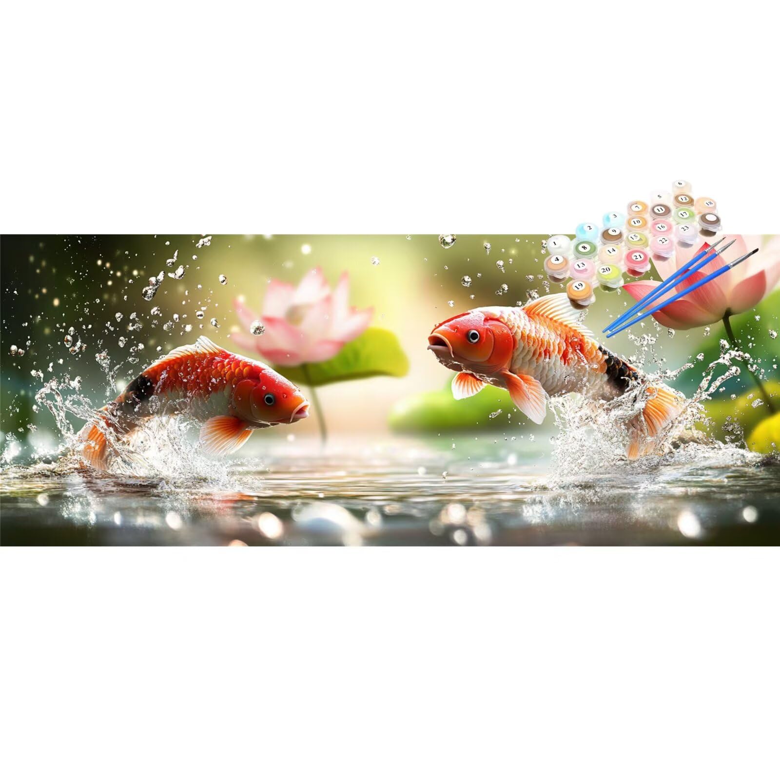 Koiページ Amazon.com: Koi Fish Paint by Numbers Kits for Adults