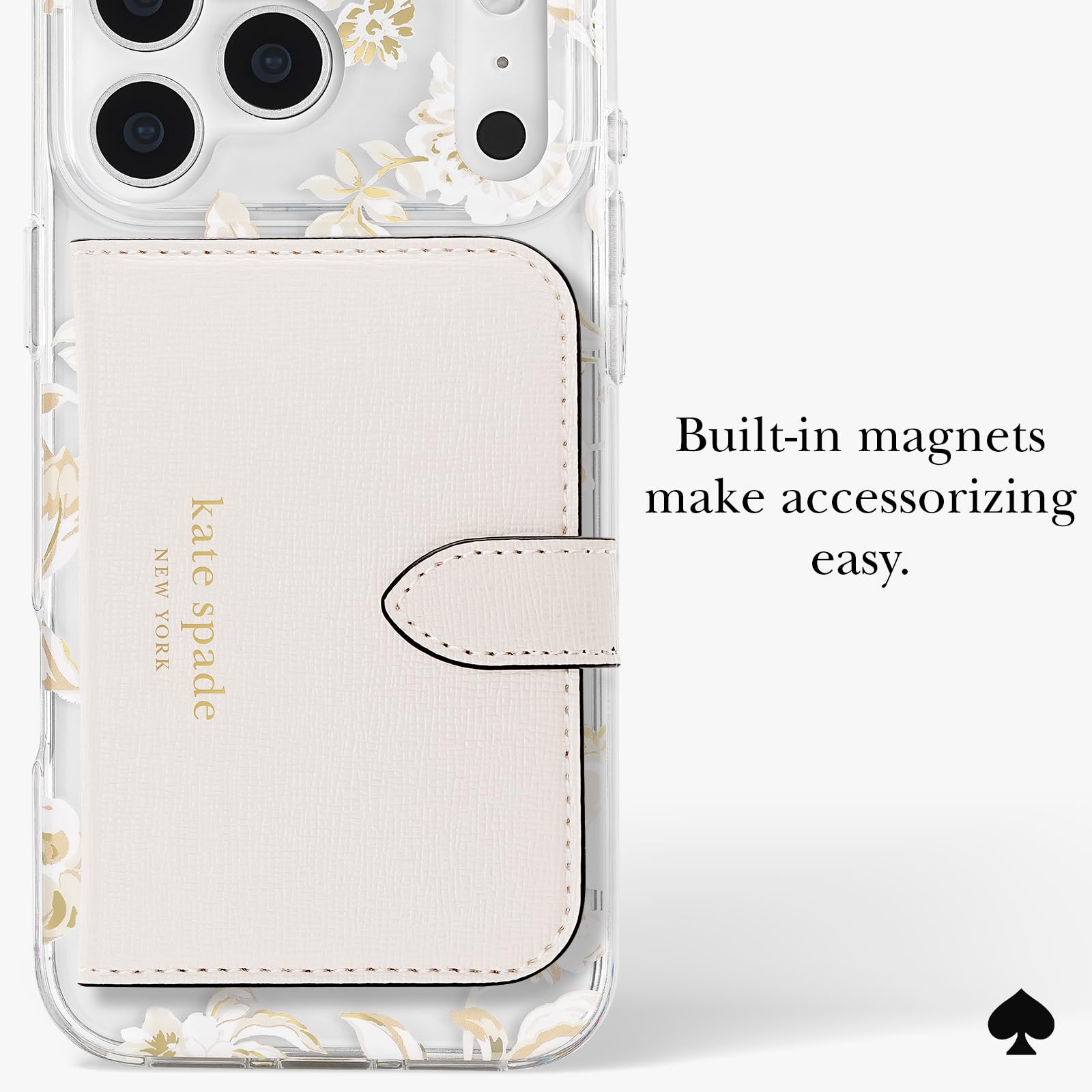 Kate Spade New York Funda para iPhone 17 Pro MAX, Compatible con MagSafe