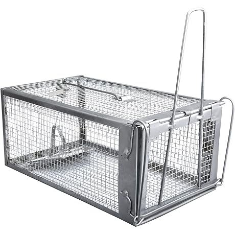 Gingbau Humane Chipmunk Trap for Live Capturing