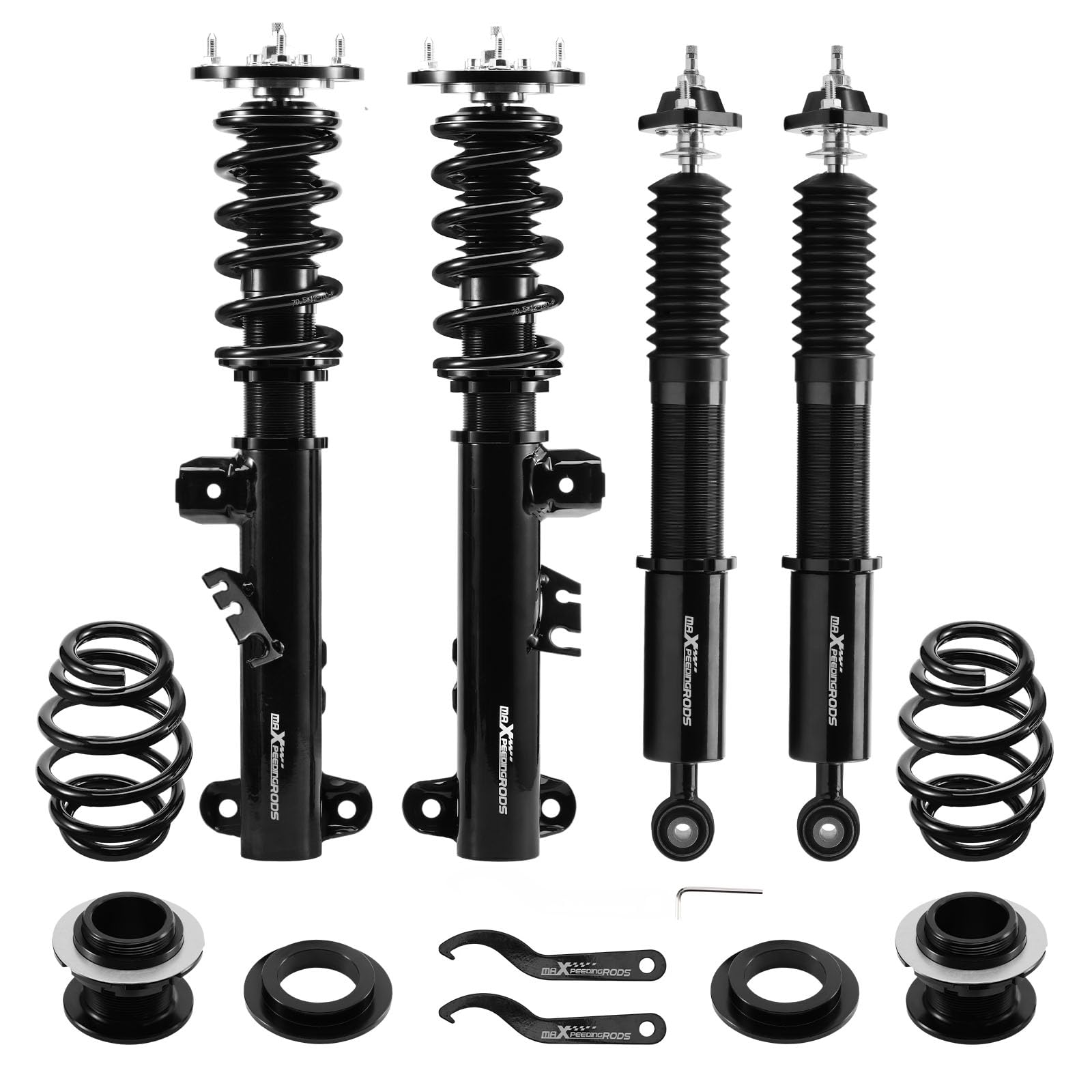 maXpeedingrods Amortiguador ajustable para BMW E36 Serie 3 Sedan Estate 316i 318i