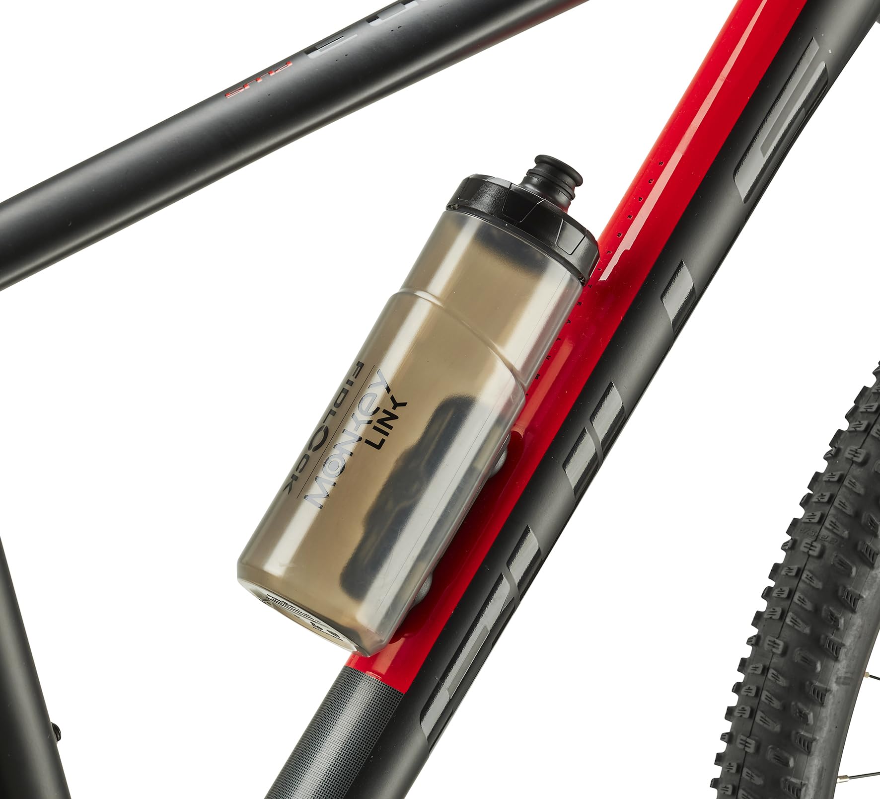 MonkeyLink MonkeyBottle Large Trinkflasche 600 ml ohne Halterungen (1x Flasche, 1x BottleMount, 0X BikeMount)