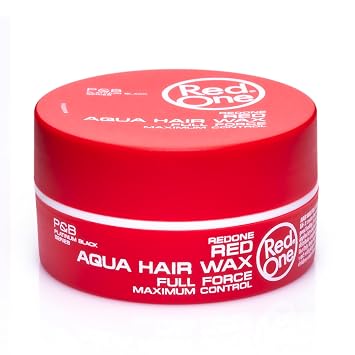 RedOne Aquatic Hair Wax Red 150 ml Edge Control Ultra Hold Hair Wax for Men and Women Strawberry Fragrance Maximum Control