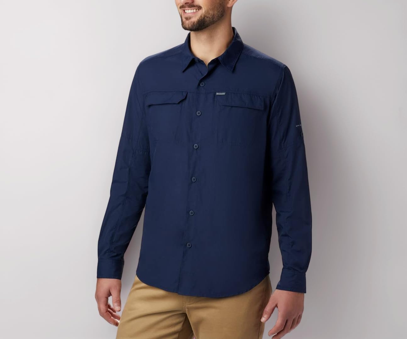 Men Omni-Shade Silver Ridge 2.0 Shirt for Hiking | Trekking | Camping | Safari | Sun Protection