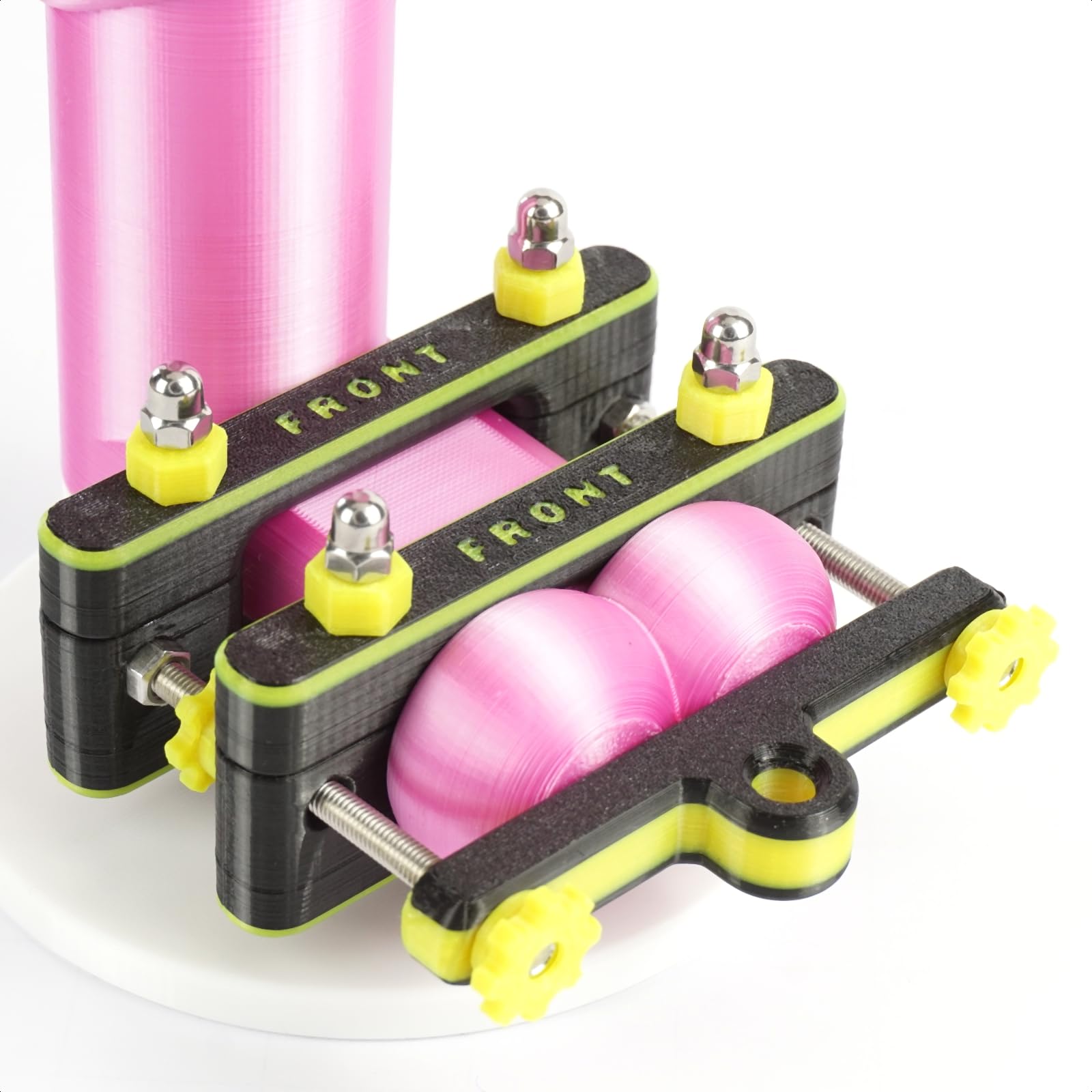 STRETCH-GRIP dispositif CBT BDSM pince à testicules et appareil d'étirement avec suspension de poids – système modulaire noir et jaune de Nova Lux – jouet érotique masculin – fabriqué dans l’UE
