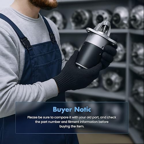 Miniatura 7 de ECCPP Motor de arranque apto para Nissan Altima 2002-2007 Sentra 2002-2006 2.5L w/A; reemplazar 17835N M0T60781 SR2283X; 1.4kW/12 voltios, CCW,