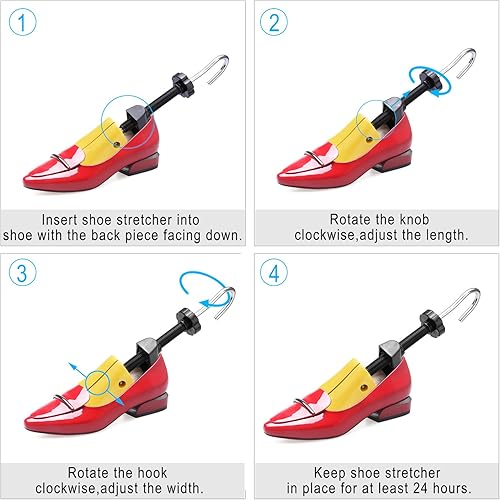 Miniatura 5 de MISERWE Camilla de zapatos con bolsa de transporte profesional ajustable para hombres y mujeres