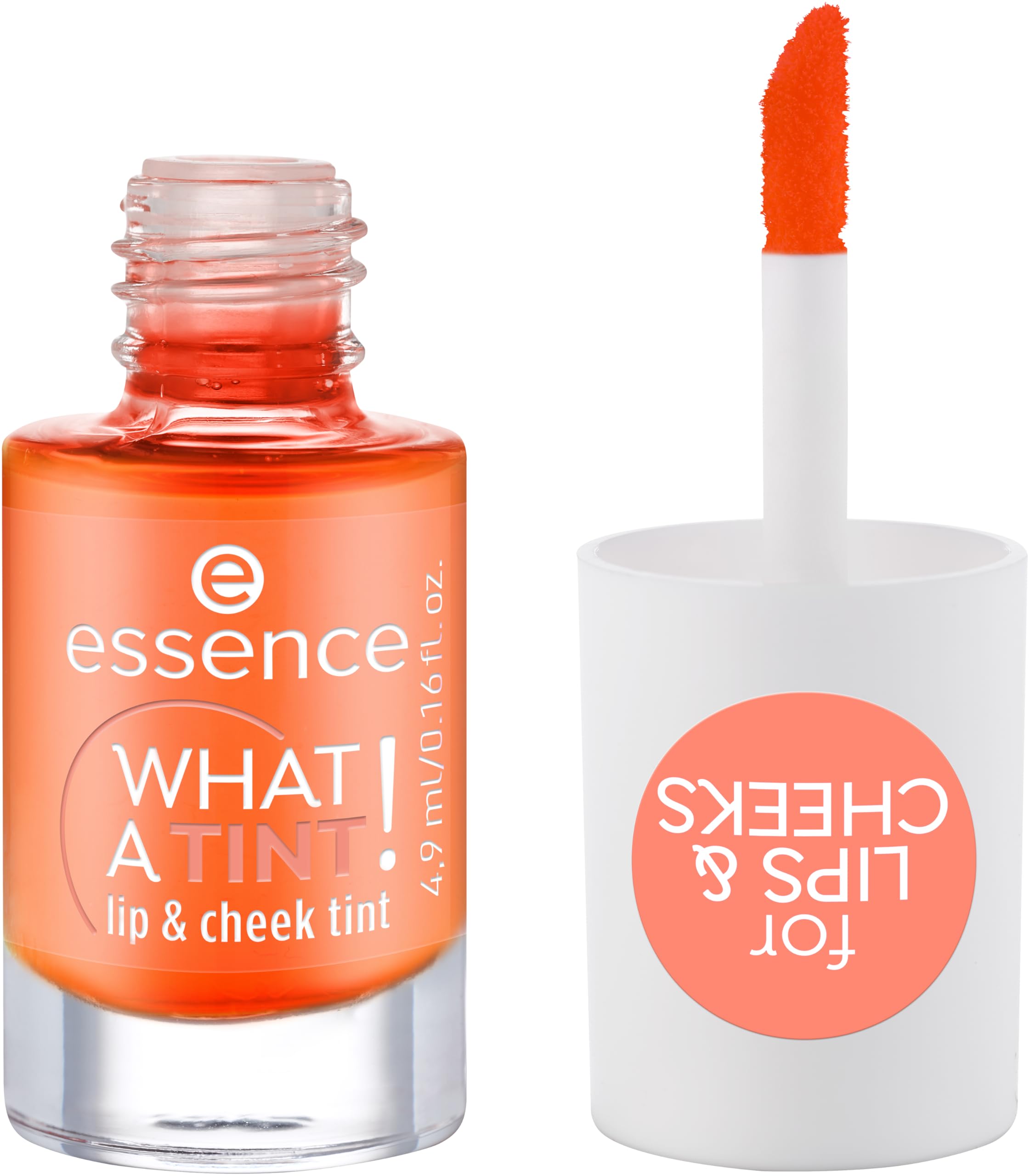 essence WHAT A TINT! lip & cheek tint, longlasting, instant result, natural (4.9ml)