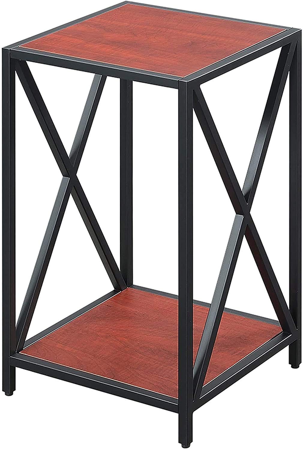 Convenience ConceptsTucson Metal Plant Stand, Cherry / Black