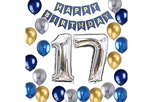 17th Birthday Decorations for Boys: Celebrate with Balloons and Banners