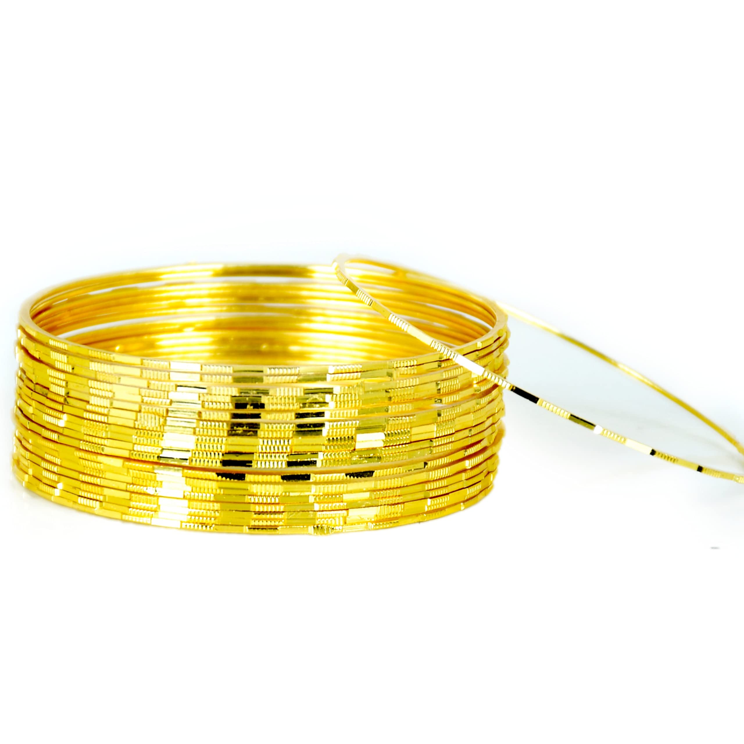 See full amazon price history chart for Amazing Gold plated metal bangles set of 24 bangles for women and girls by Maurya Showroom | MSB-002 (2.6) Amazing Gold plated metal bangles set of 24 bangles for women and girls by Maurya Showroom | MSB-002 (2.6) (B0BYW9KQD5) Amazon Price History, Amazon Price Tracker