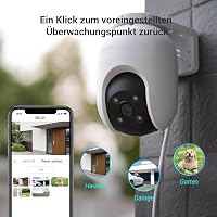 EZVIZ C8c 3K Kültéri WiFi Kamera 5MP Felbontással - 350° Forgatható Biztonsági Kamera Személy/Jármű Érzékeléssel, Színes Éjjellátással és Ké 7