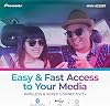 Pioneer MVH-S322BT estéreo para auto de 1 DIN con Bluetooth, USB, radio AM/FM | receptor de medios digital, cambio de color, salida de 50W x 4, ecualizador de 13 bandas, compatible con iPhone/Android, salidas RCA seleccionables delanteras/traseras/subwoofer 5