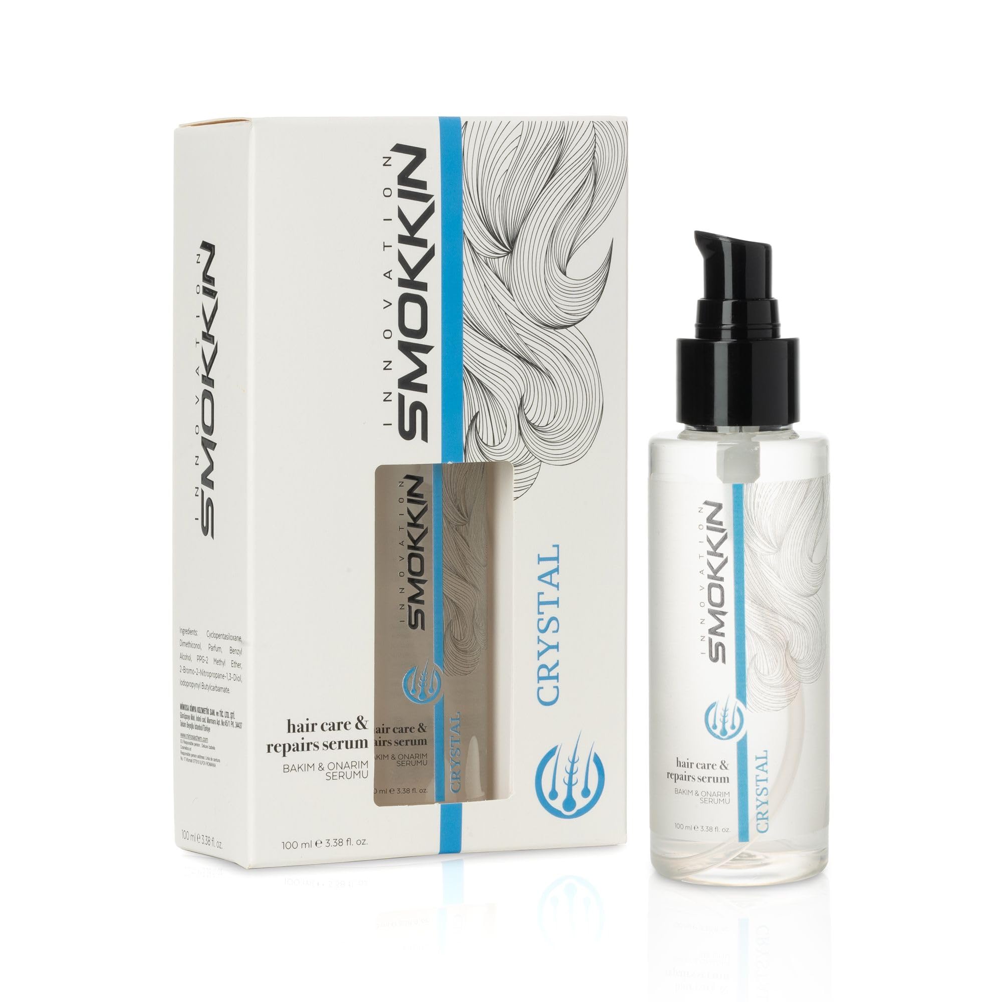Smokkin Innovation Hair Perfector Repairing Hair Treatment, Concentrated for Dry Damaged Hair Repairs (1, Crystal) - Image 4