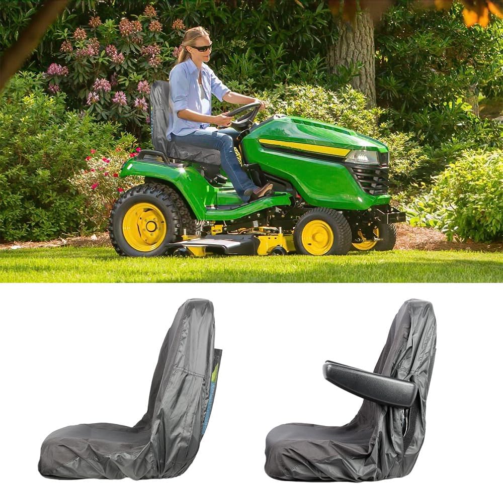 Riding Lawn Mower Seat Cover for Husqvarna Z248F 2016 – 2026, Water-Resistant 600D Oxford Heavy Duty Tractor Seat Protector, Sunscreen Outdoor Lawn Mower Cover,M