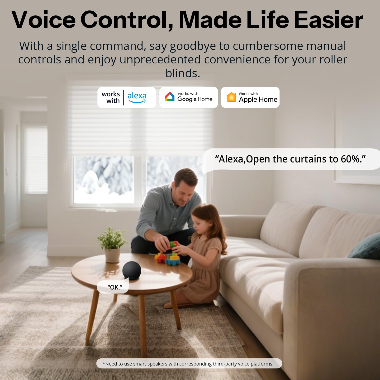 SONOFF Fusion, Interrupteur Intelligent Matter à Rideau Roulant, Orb-RBS(MINI-RBS-E), Wi-Fi 2,4GHz, Contrôle en Pourcentage, Minuterie et Voix, Compatible avec Alexa/Google/Home Assistant, Nécessite