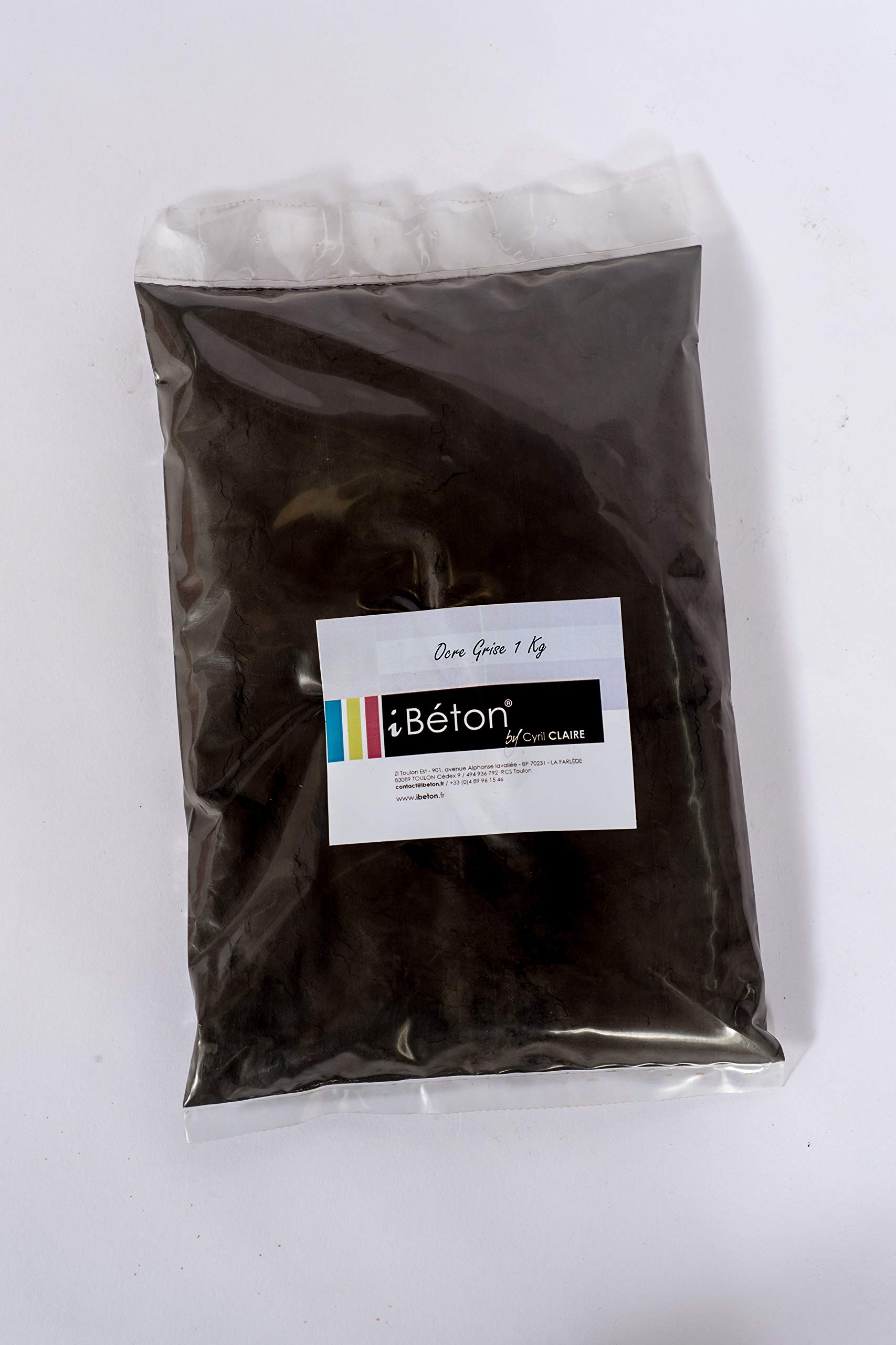 Pigment naturel pour béton et chaux : Ocre grise - 500g
