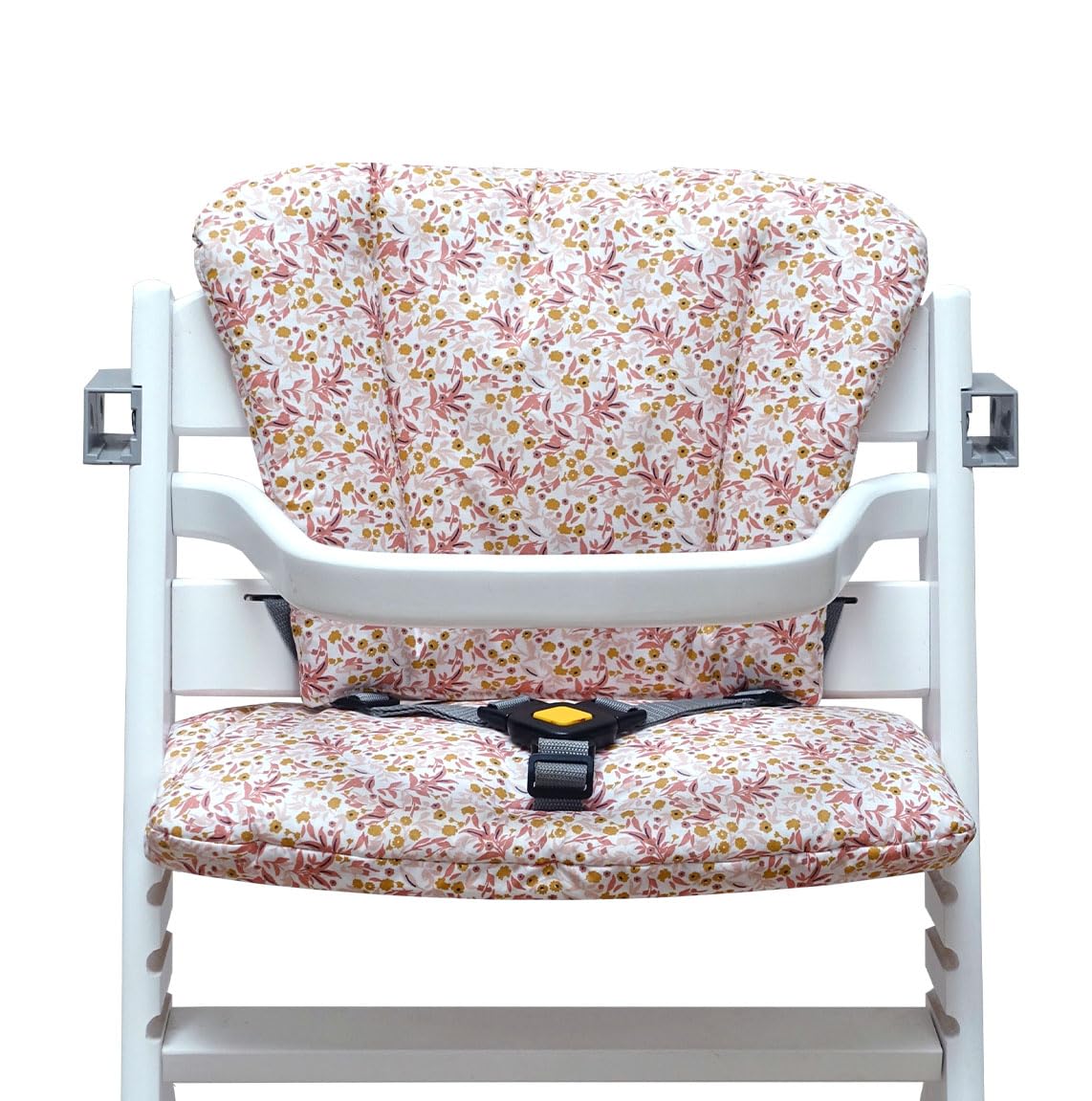 Blausberg Baby - Timba Sitzkissen Set ABWASCHBAR für Safety 1st Hochstuhl - Blumenwiese Rosa Beige