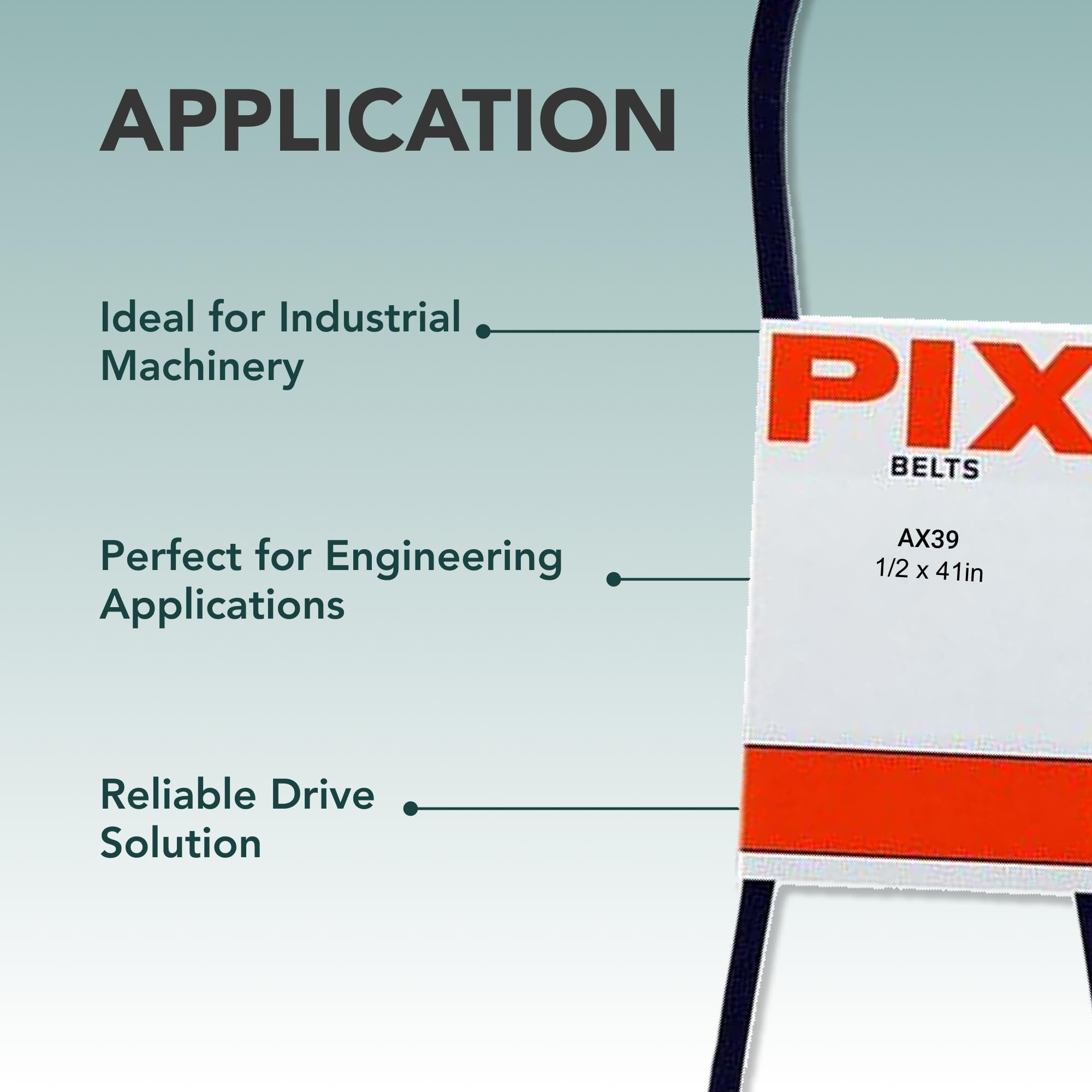 Cinghia Trapezoidale 13x2057 PIX - Ricambio Per Macchinari Industriali E Agricoli - Foto 7
