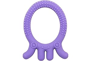 Comotomo Octopus Teether - The Perfect Soothing Companion for Fussy Babies