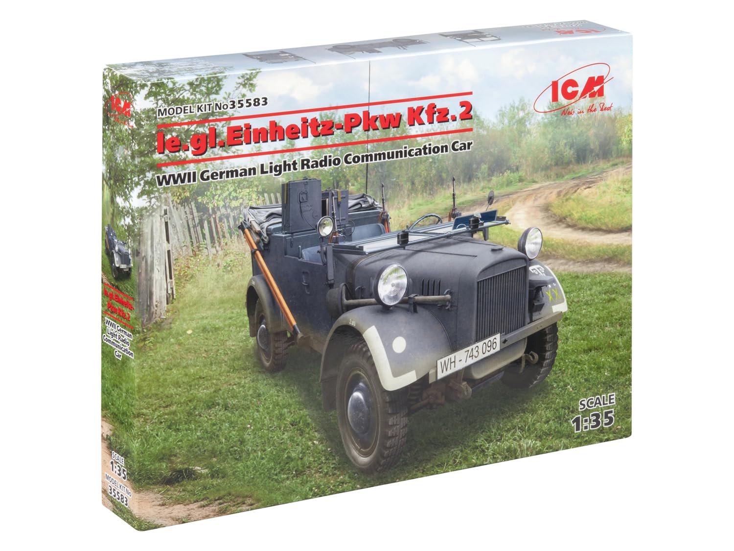 ICM ICM35583 1:35-le.gl.Einheitz-Pkw Kfz.2