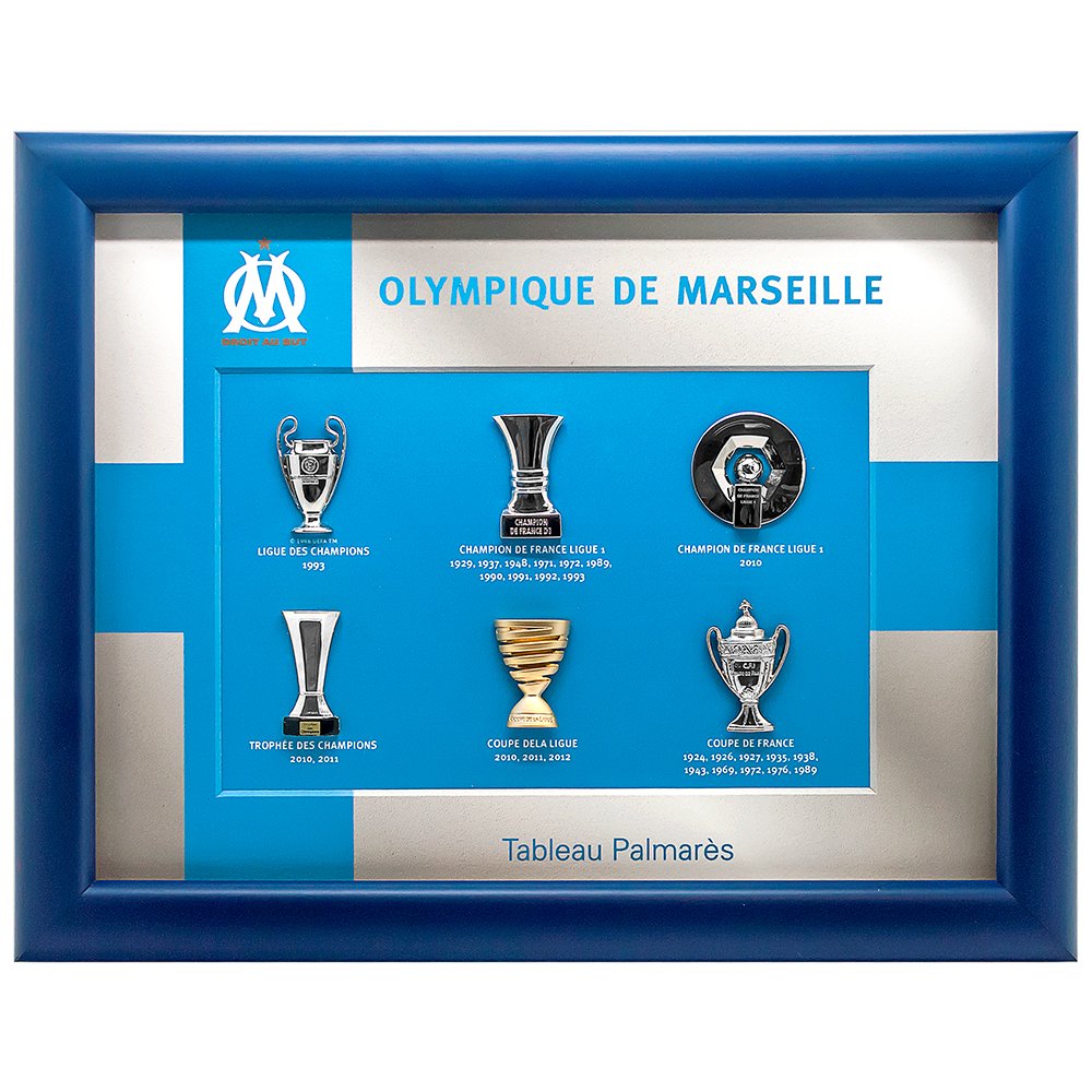 OLYMPIQUE DE MARSEILLE Collection de pins palmarès