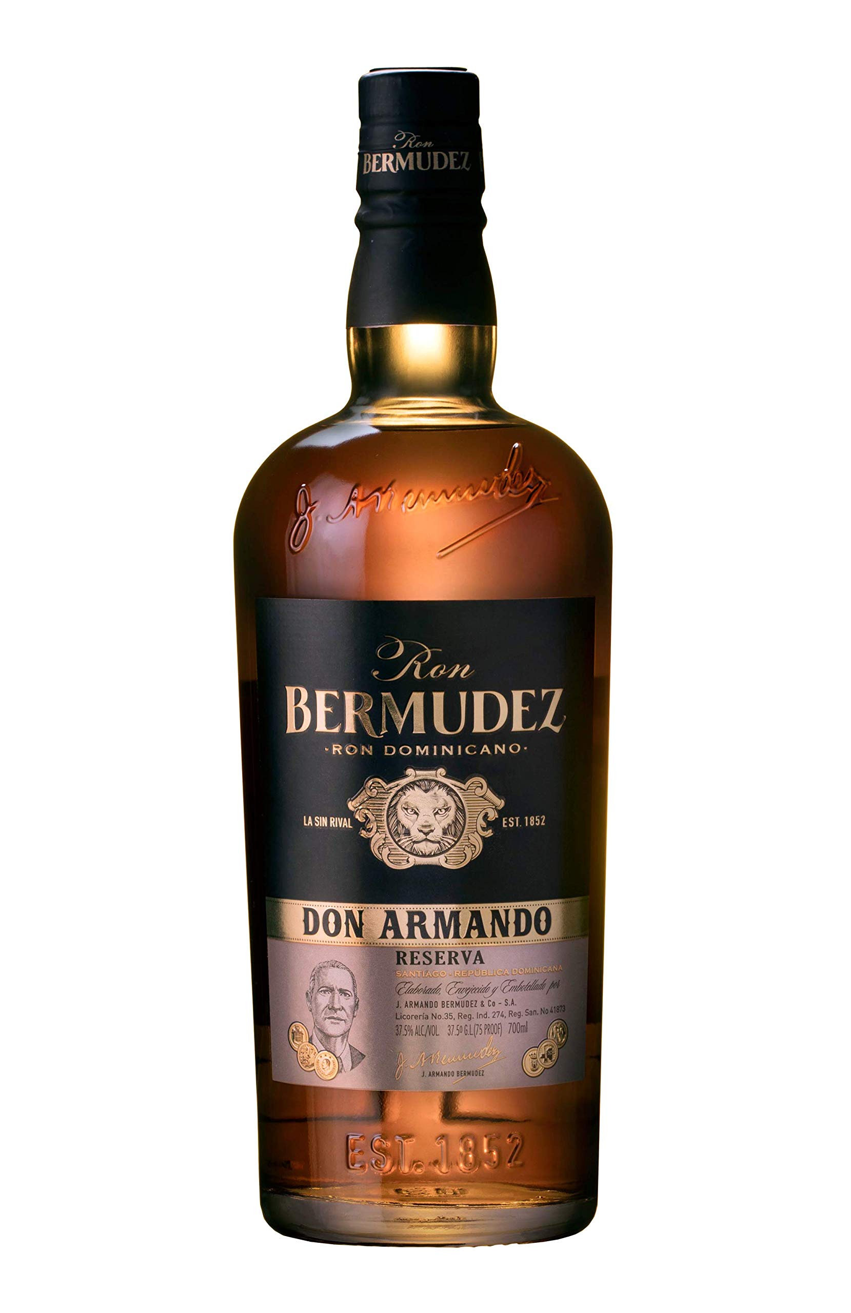 Bermudez RON BERMUDEZ RSVA. "DON ARMANDO" + Estuche COPA BALÓN 70CL 37.5% - 700 ml