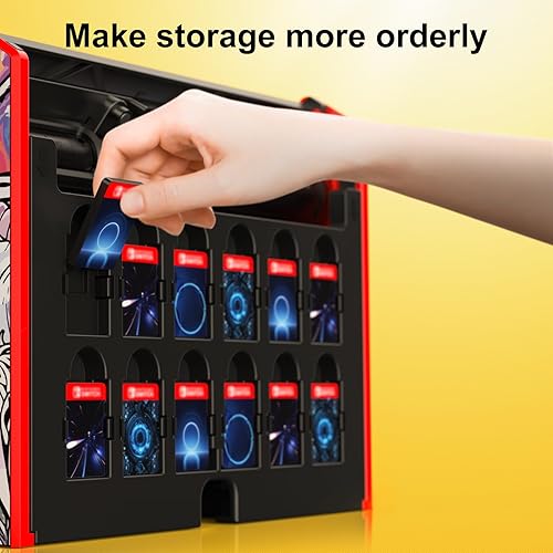 Miniatura 4 de Retro Arcade Dock Fight Stick for Nintendo SwitchSwitch 2, Arcade Cabinet Style Gaming Controller, Retro Design with Joystick, Multicolor Display