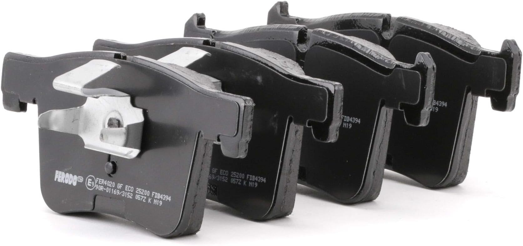 Ferodo FDB4394 Low Steel Disc Brake Pad, Set of 4