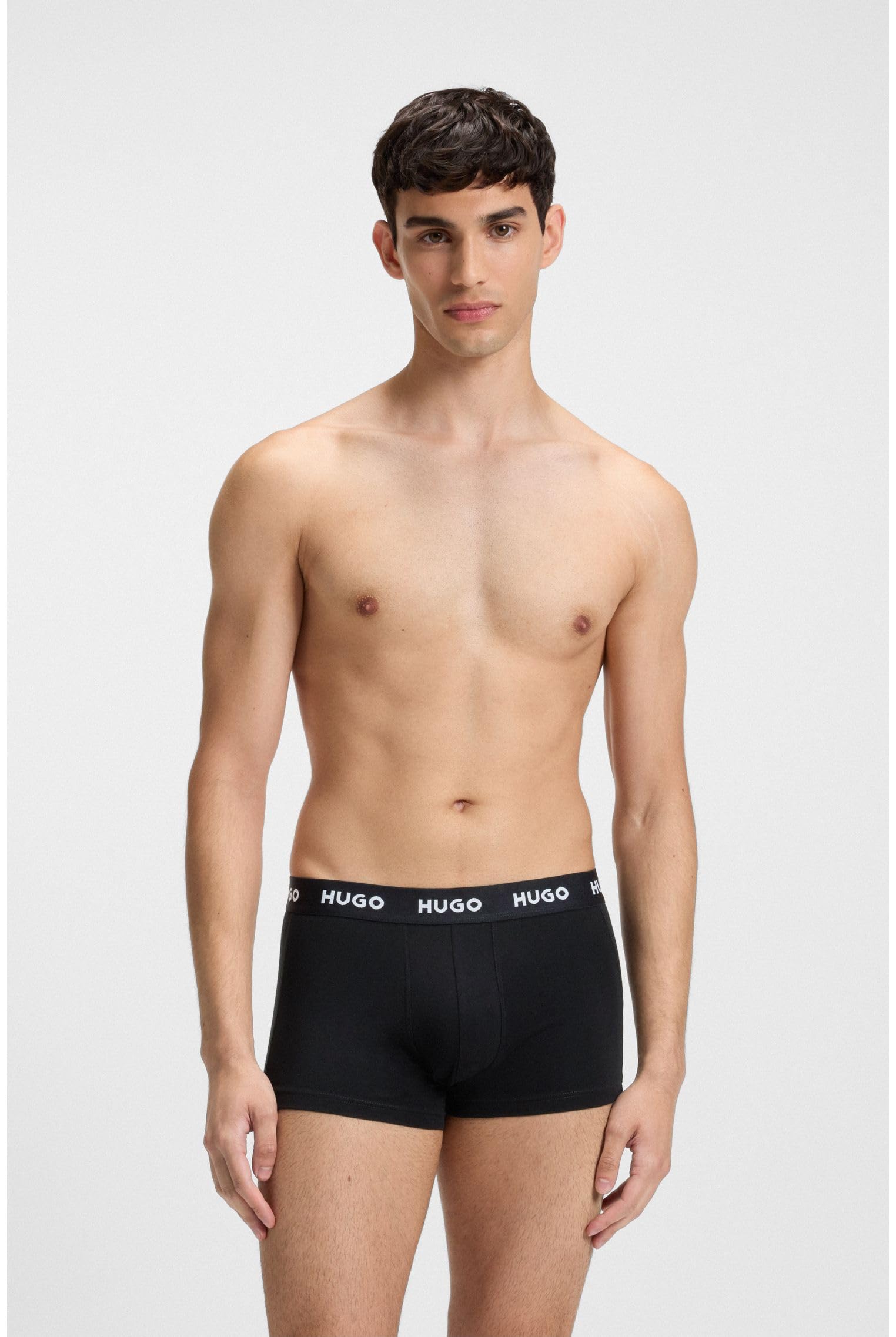 Hugo Trunk Triplet Pack Boxer Boxers Hombre (Pack de 3)