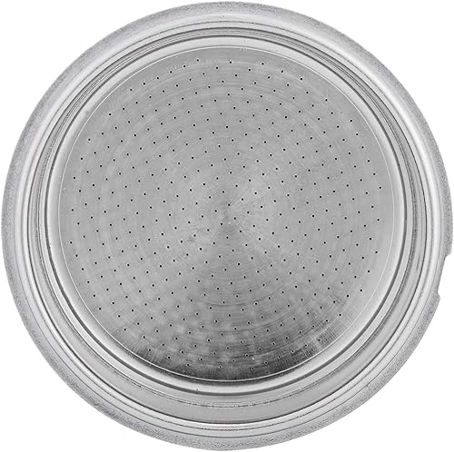 Miniatura 9 de Cesta de filtro de café ultrafina de acero inoxidable de doble capa, filtro poroso presurizado de doble taza de café de 2.008 in, accesorios de