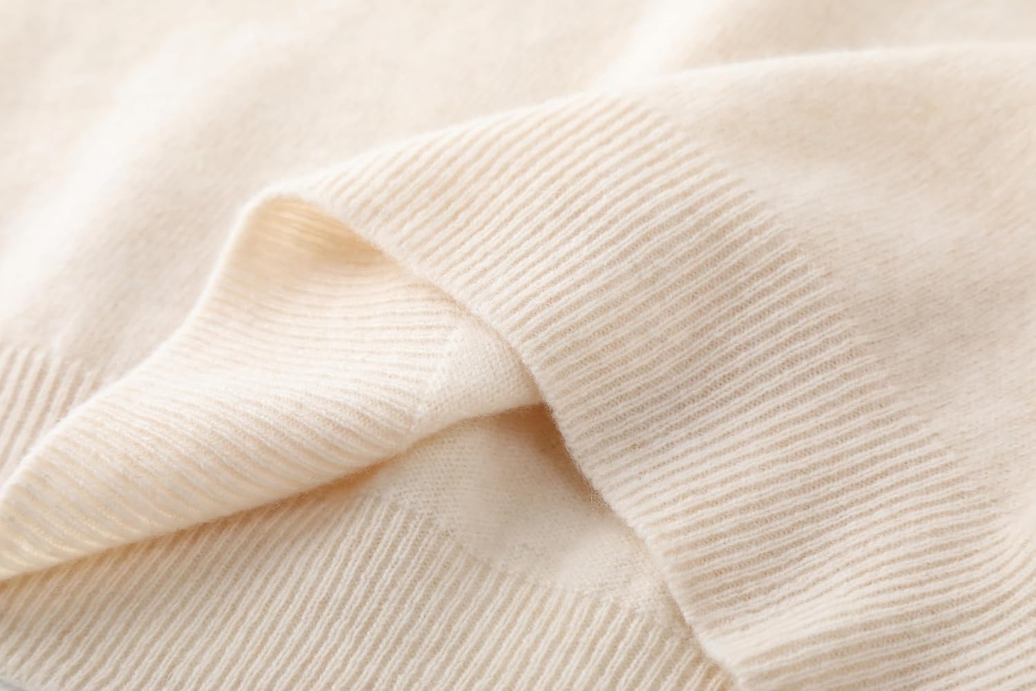 DAIMIDY Womens Wool Blend Sweater Soft Crew Neck Short Sleeve Pullover Knit Tops - Image 5