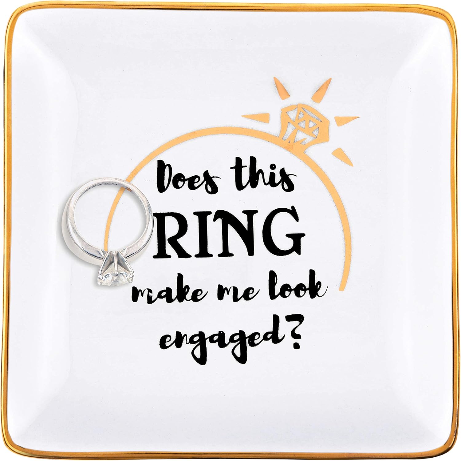 RELISSA Ring Dish Engagement Gifts for Women Does This