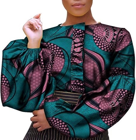 African print blouse for ladies Clearance