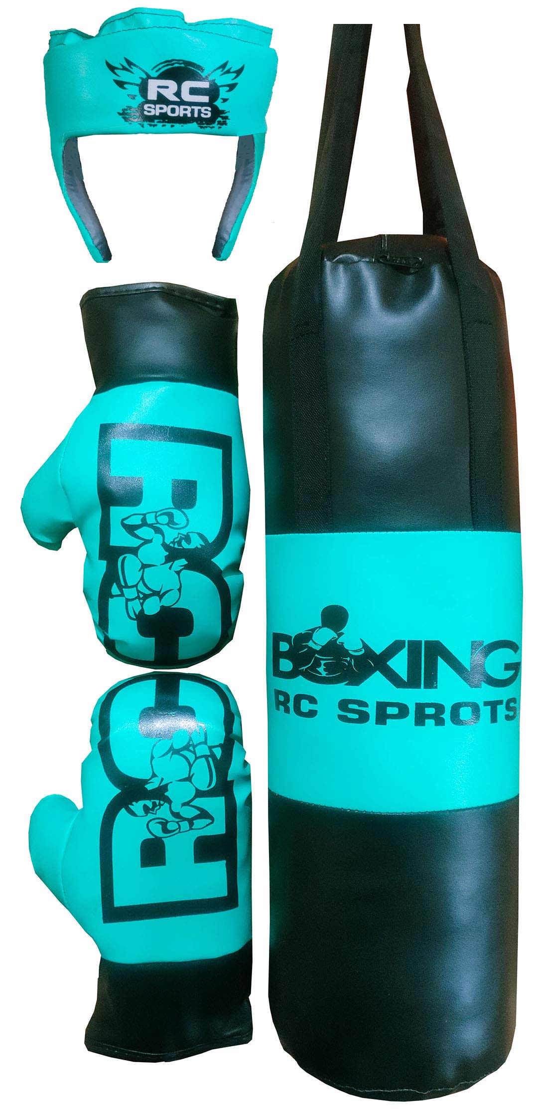 Rockstyle Boxing Set for Kids Aged 4-8 yrs with Punching Bag Cotton Filled Pair of Gloves Headguard (B08PSRHVNV) Amazon Price History, Amazon Price Tracker