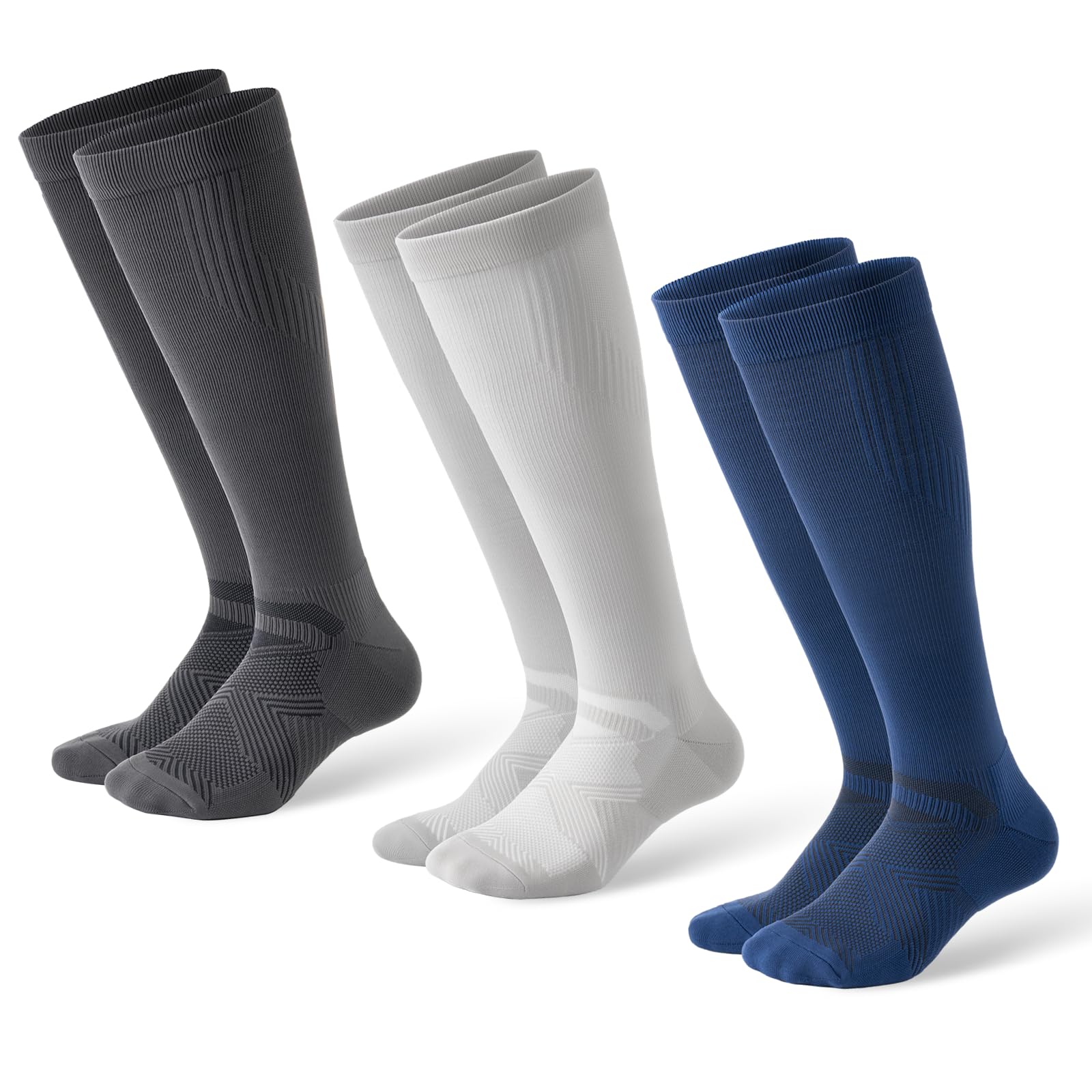 Compression Socks for Women and Men Knee High 15-20 mmHg